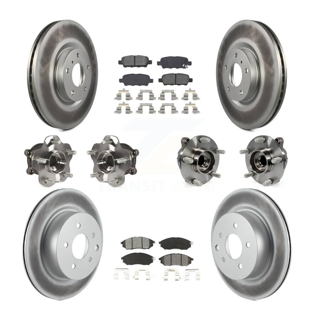 Transit Auto - KBB-112150 - Front and Rear Wheel Bearing and Hub Assembly Kits