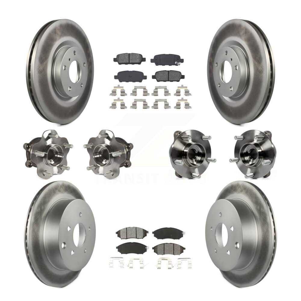 Transit Auto - KBB-112159 - Front and Rear Wheel Bearing and Hub Assembly Kits