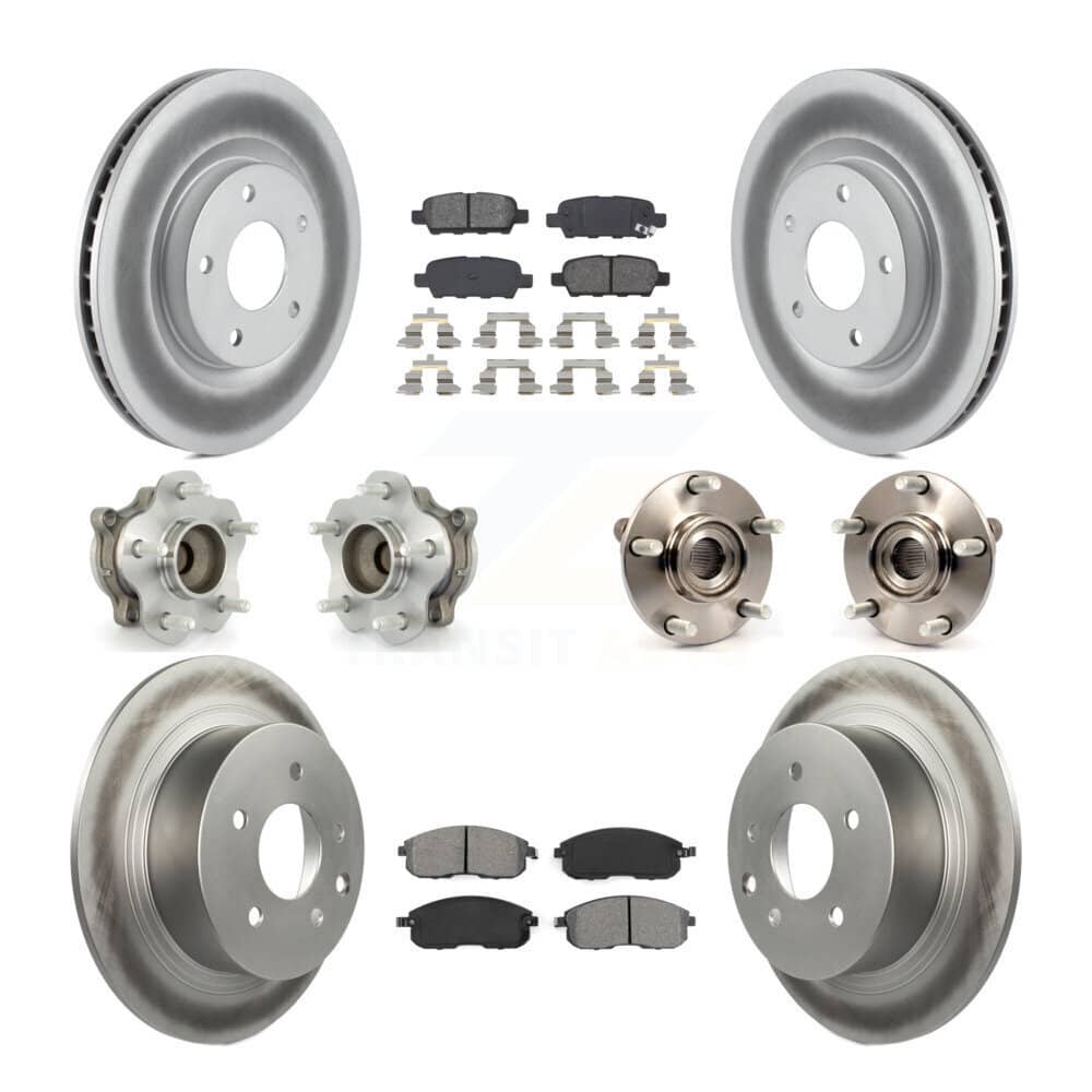 Transit Auto - KBB-112168 - Front and Rear Wheel Bearing and Hub Assembly Kits