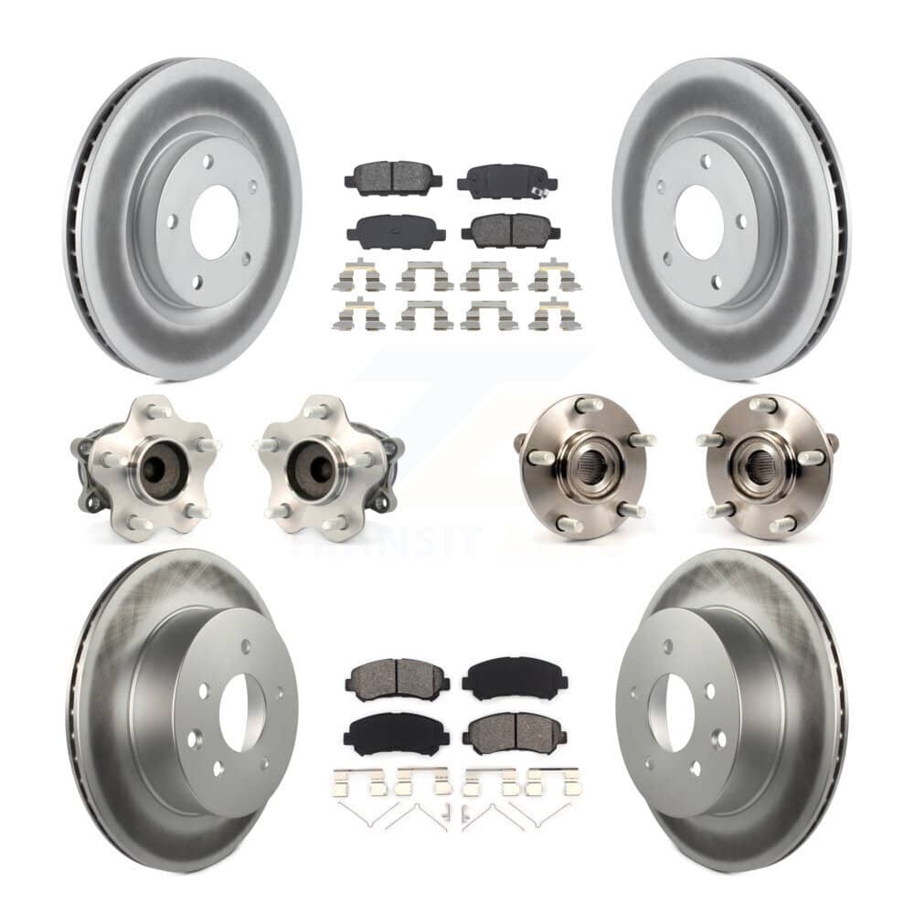 Transit Auto - KBB-112178 - Front and Rear Wheel Bearing and Hub Assembly Kits