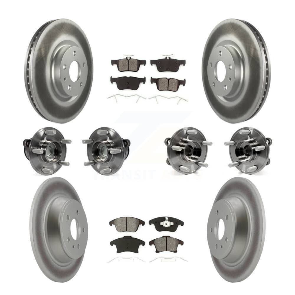 Transit Auto - KBB-112214 - Front and Rear Wheel Bearing and Hub Assembly Kits