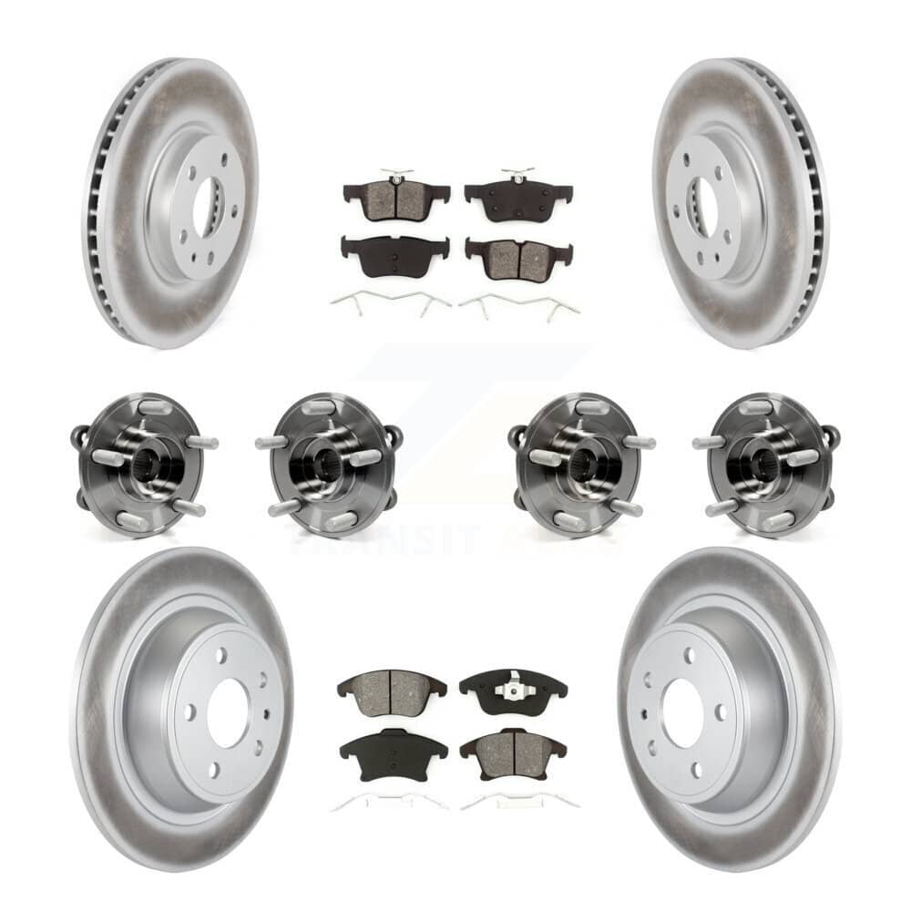 Transit Auto - KBB-112215 - Front and Rear Wheel Bearing and Hub Assembly Kits