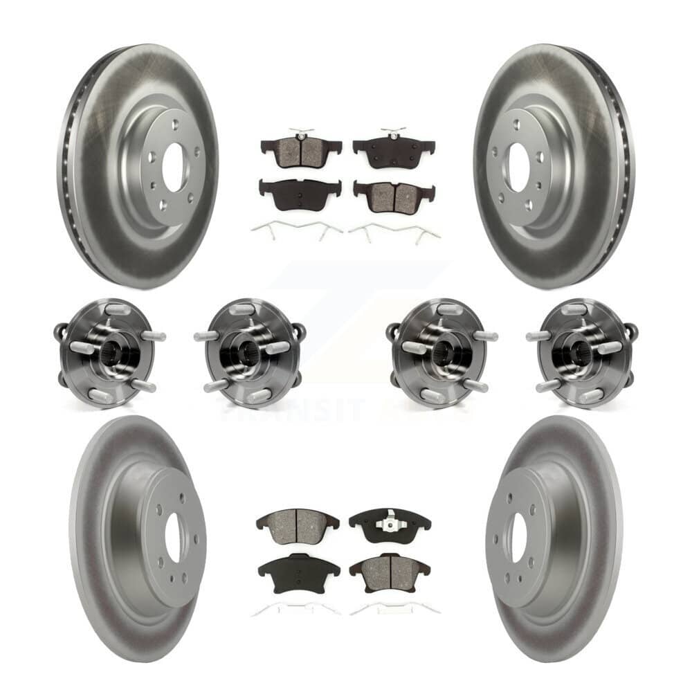 Transit Auto - KBB-112216 - Front and Rear Wheel Bearing and Hub Assembly Kits