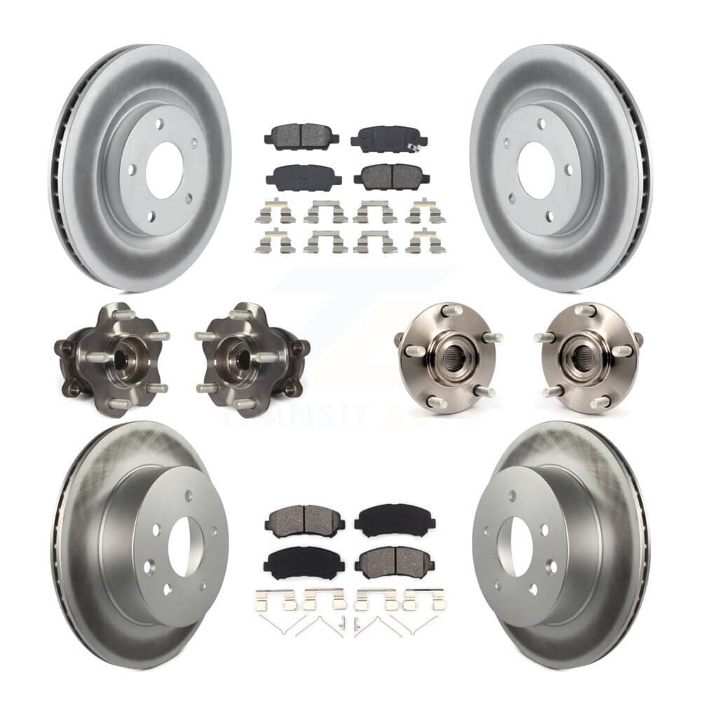 Transit Auto - KBB-112233 - Front and Rear Wheel Bearing and Hub Assembly Kits