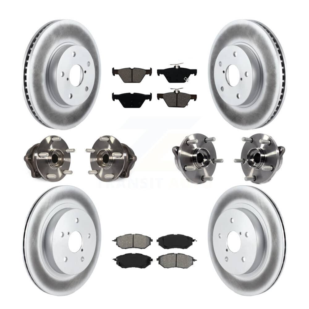 Transit Auto - KBB-112239 - Front and Rear Wheel Bearing and Hub Assembly Kits