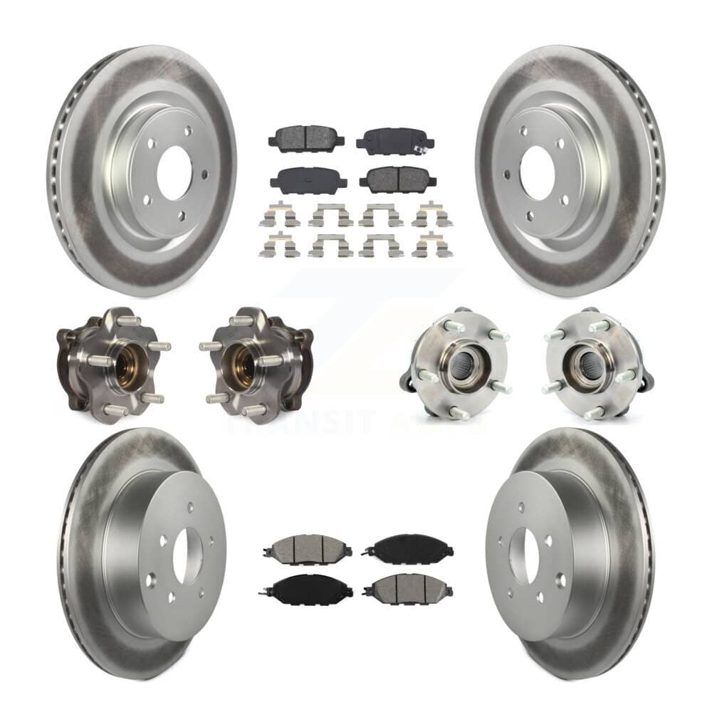 Transit Auto - KBB-112242 - Front and Rear Wheel Bearing and Hub Assembly Kits