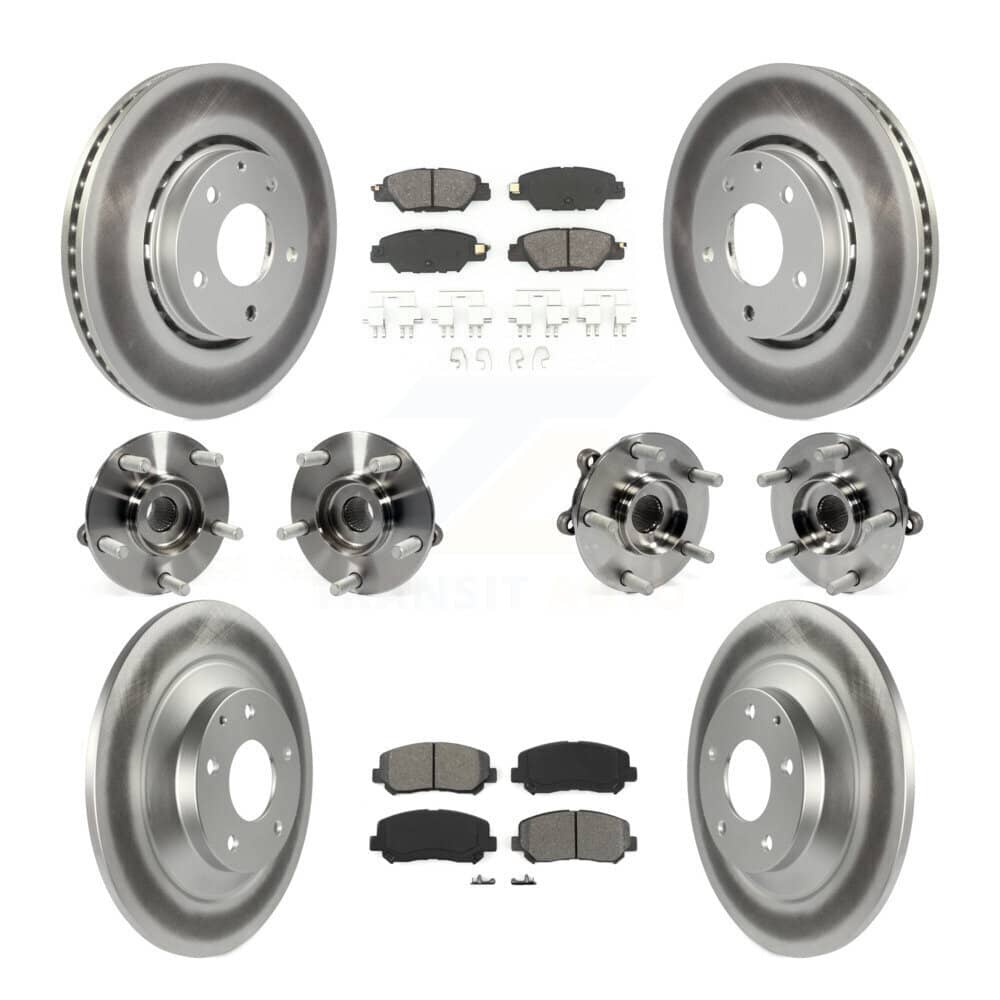 Transit Auto - KBB-112247 - Front and Rear Wheel Bearing and Hub Assembly Kits