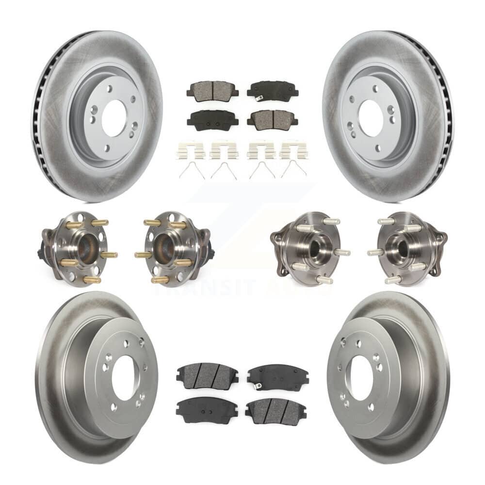 Transit Auto - KBB-112249 - Front and Rear Wheel Bearing and Hub Assembly Kits