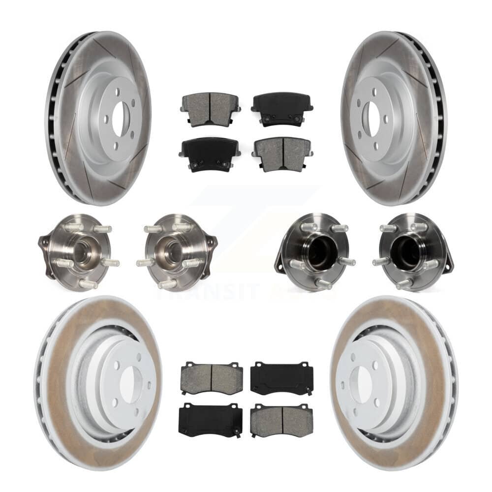 Transit Auto - KBB-112263 - Front and Rear Wheel Bearing and Hub Assembly Kits