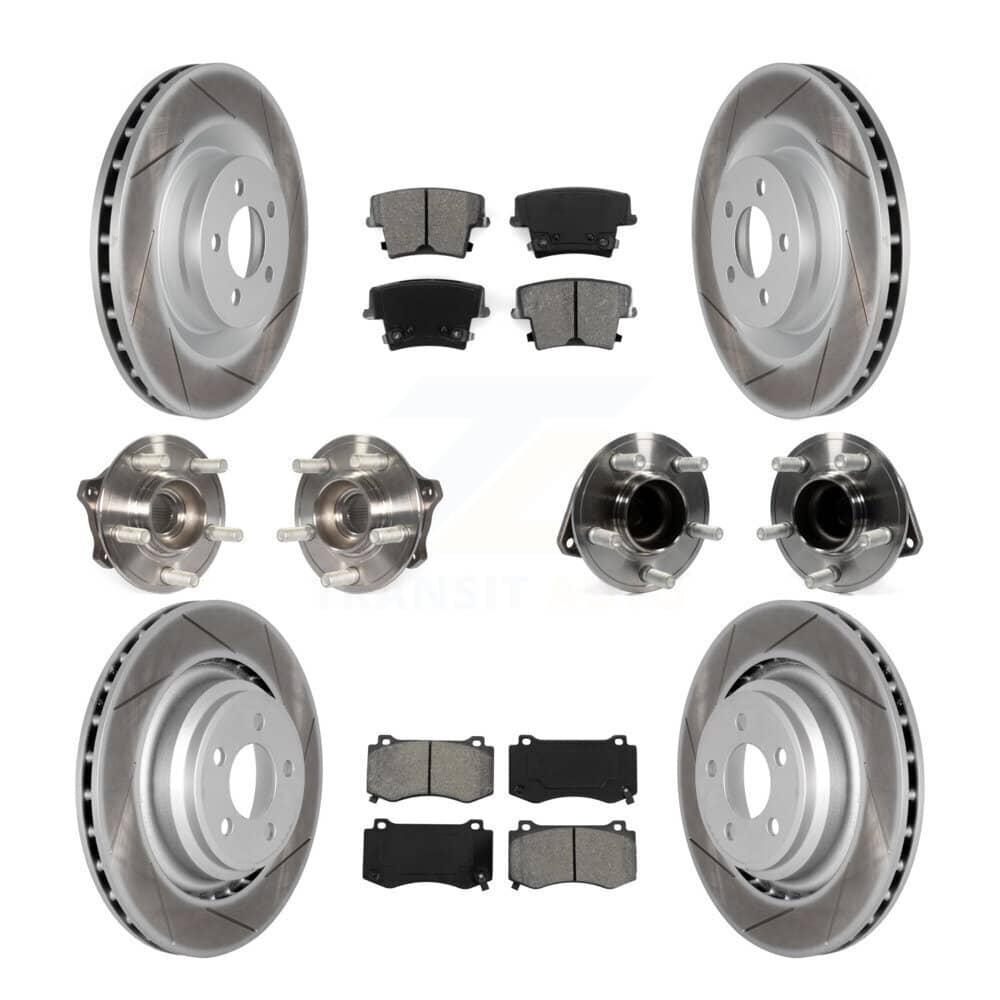 Transit Auto - KBB-112265 - Front and Rear Wheel Bearing and Hub Assembly Kits