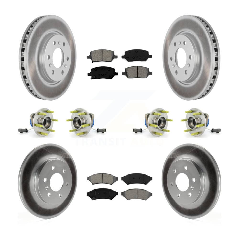Transit Auto - KBB-112276 - Front and Rear Wheel Bearing and Hub Assembly Kits
