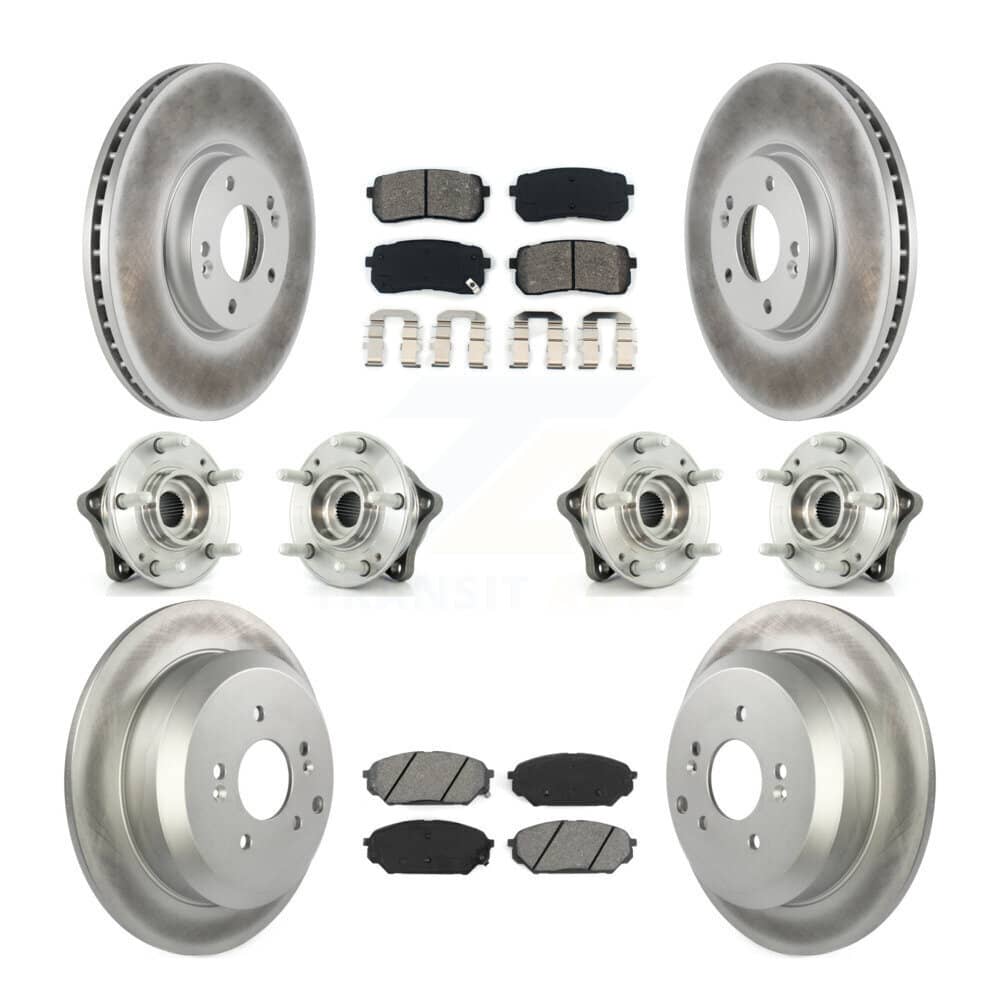 Transit Auto - KBB-112281 - Front and Rear Wheel Bearing and Hub Assembly Kits