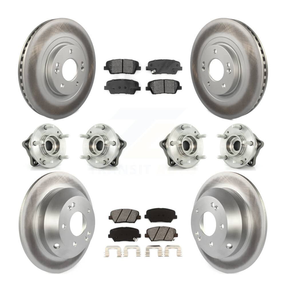 Transit Auto - KBB-112285 - Front and Rear Wheel Bearing and Hub Assembly Kits