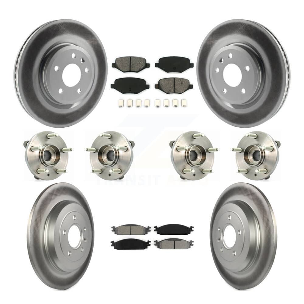 Transit Auto - KBB-112290 - Front and Rear Wheel Bearing and Hub Assembly Kits