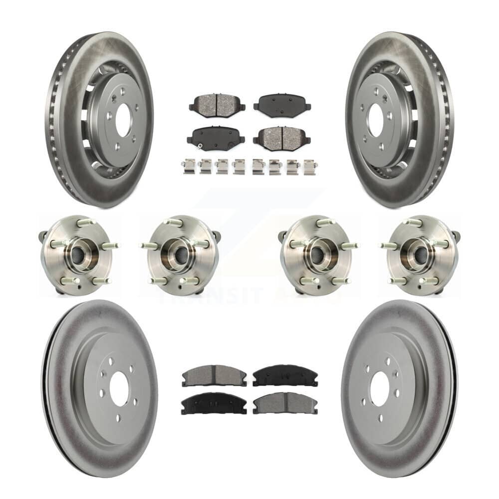 Transit Auto - KBB-112293 - Front and Rear Wheel Bearing and Hub Assembly Kits