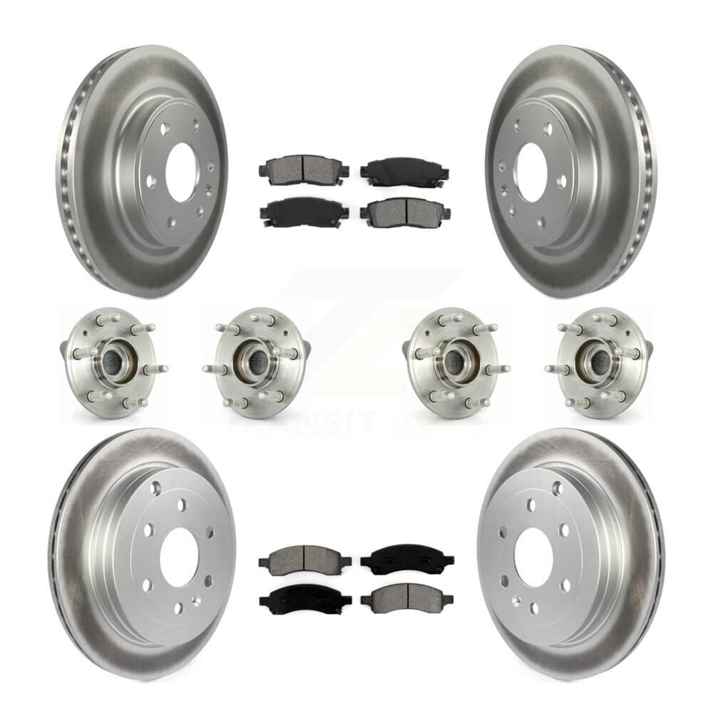 Transit Auto - KBB-112294 - Front and Rear Wheel Bearing and Hub Assembly Kits