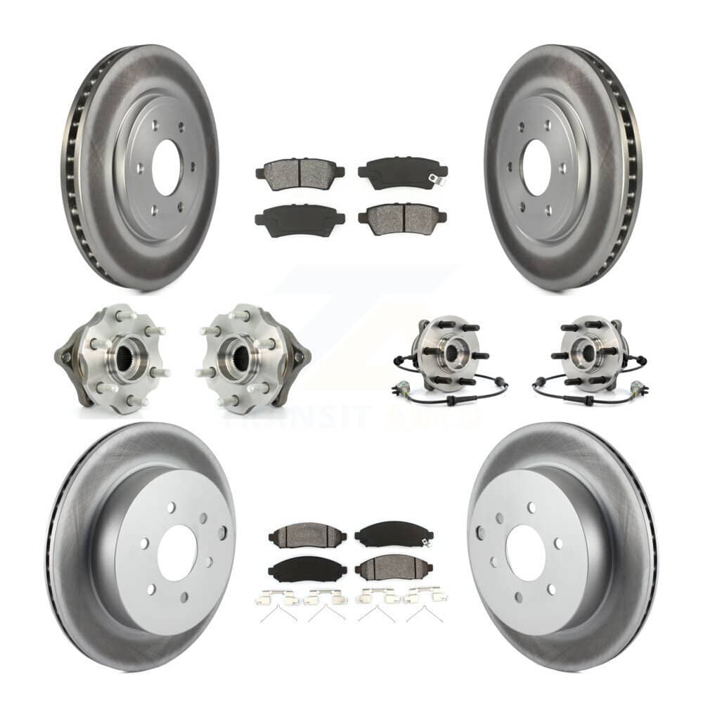 Transit Auto - KBB-112309 - Front and Rear Wheel Bearing and Hub Assembly Kits