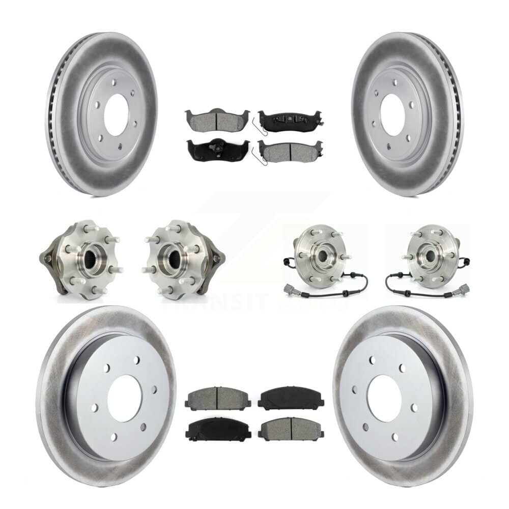 Transit Auto - KBB-112311 - Front and Rear Wheel Bearing and Hub Assembly Kits