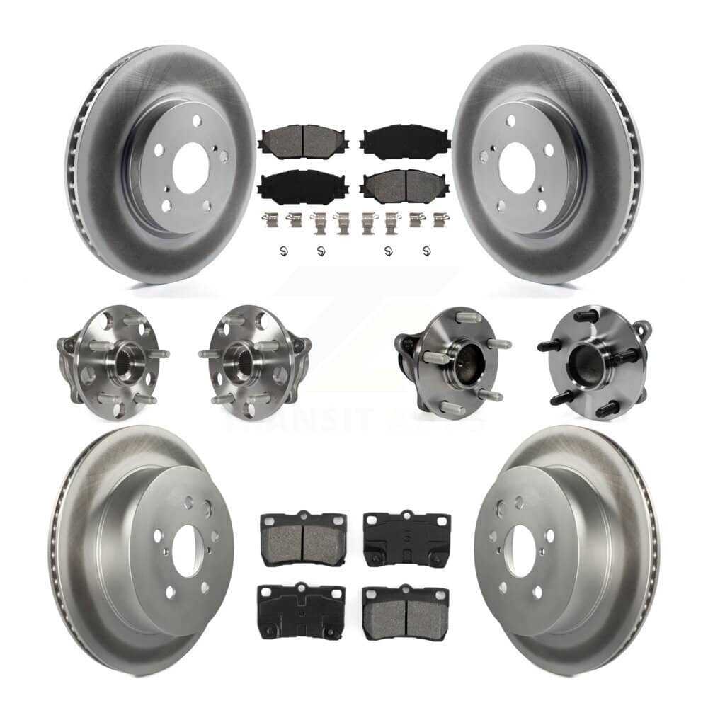 Transit Auto - KBB-112323 - Front and Rear Wheel Bearing and Hub Assembly Kits