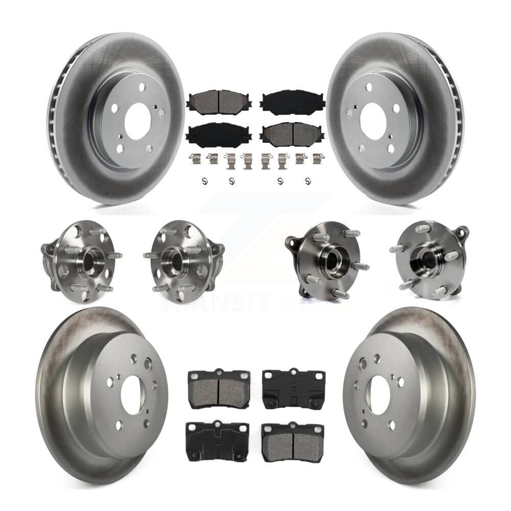 Transit Auto - KBB-112325 - Front and Rear Wheel Bearing and Hub Assembly Kits