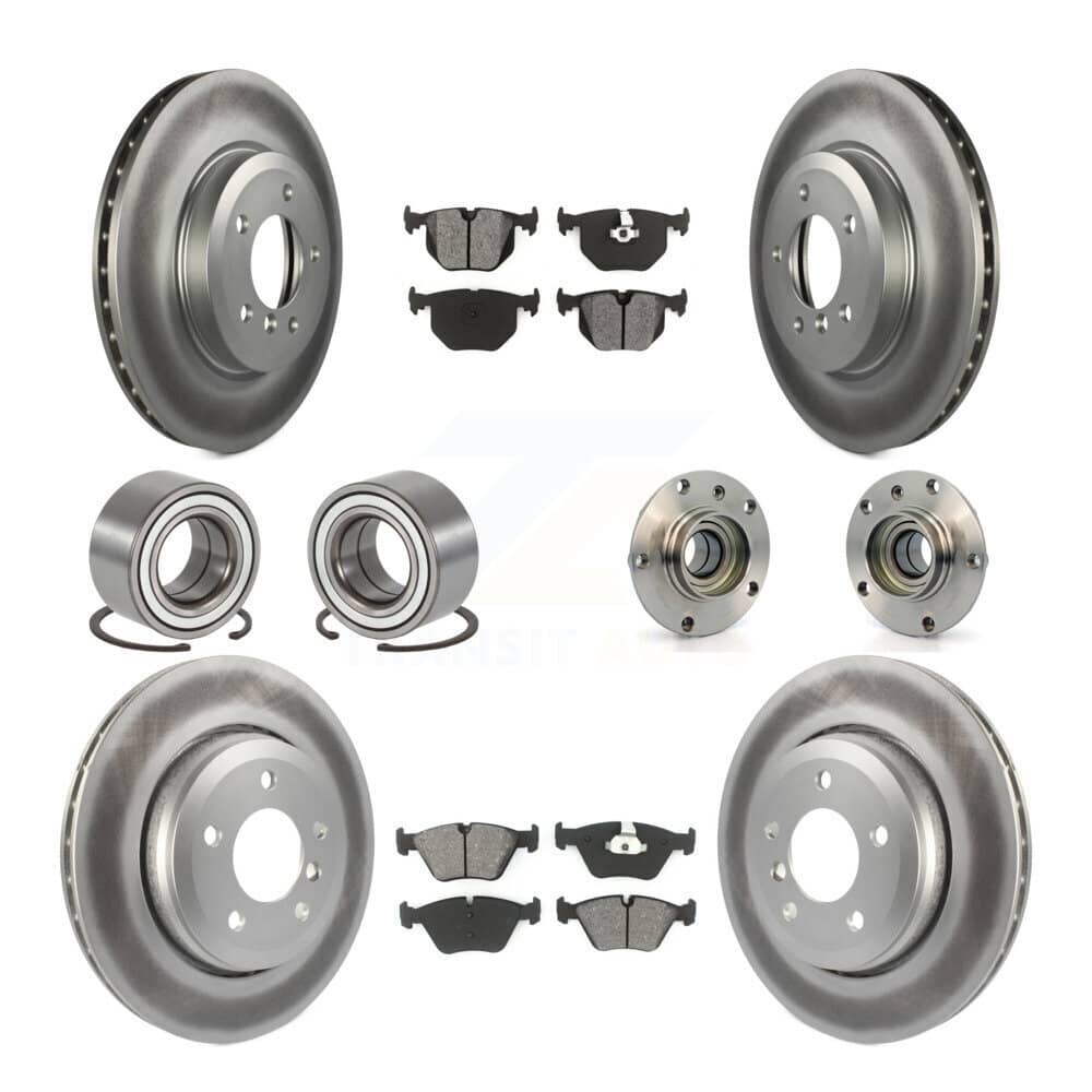 Transit Auto - KBB-112329 - Front and Rear Wheel Bearing and Hub Assembly Kits