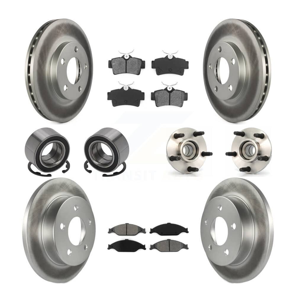 Transit Auto - KBB-112340 - Front and Rear Wheel Bearing and Hub Assembly Kits