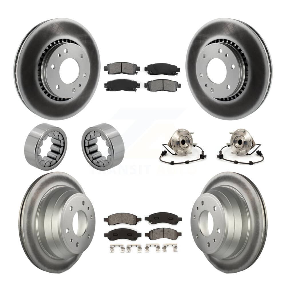 Transit Auto - KBB-112343 - Front and Rear Wheel Bearing and Hub Assembly Kits