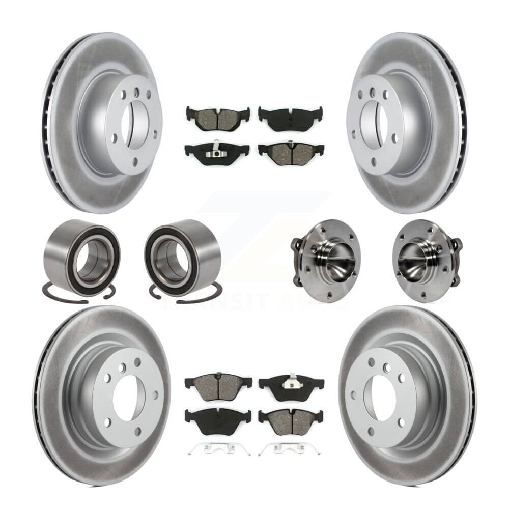 Transit Auto - KBB-112381 - Front and Rear Wheel Bearing and Hub Assembly Kits