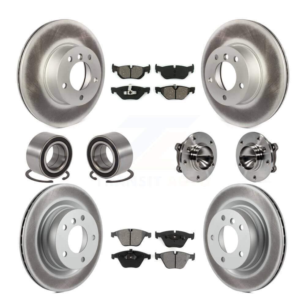 Transit Auto - KBB-112384 - Front and Rear Wheel Bearing and Hub Assembly Kits
