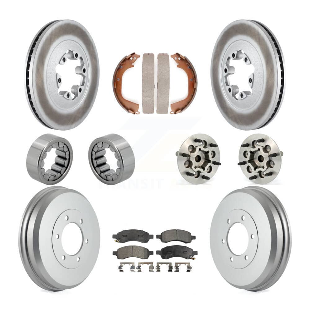 Transit Auto - KBB-112502 - Front and Rear Wheel Bearing and Hub Assembly Kits
