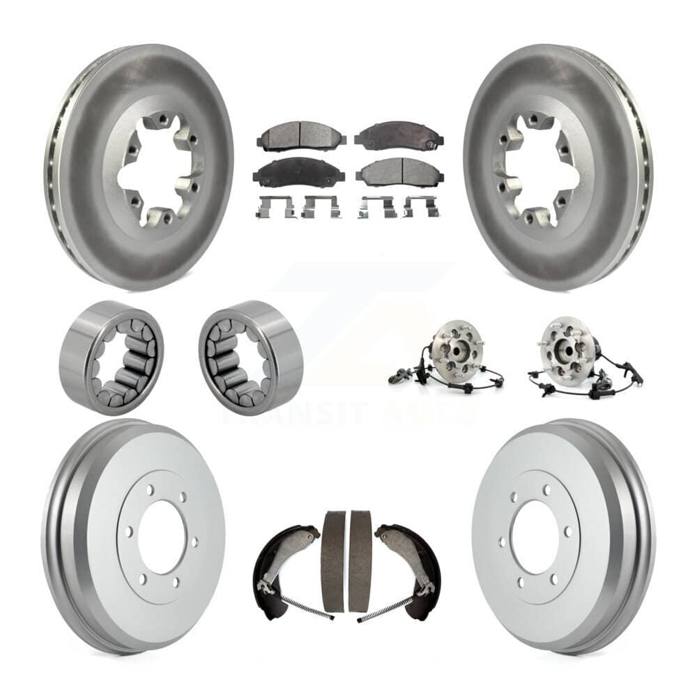 Transit Auto - KBB-112520 - Front and Rear Wheel Bearing and Hub Assembly Kits