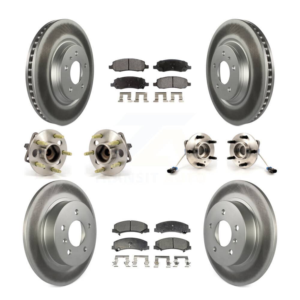 Transit Auto - KBB-112527 - Front and Rear Wheel Bearing and Hub Assembly Kits