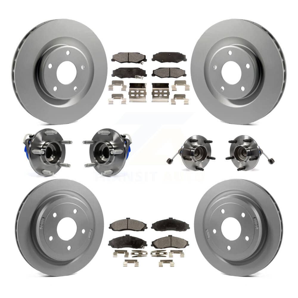 Transit Auto - KBB-112536 - Front and Rear Wheel Bearing and Hub Assembly Kits