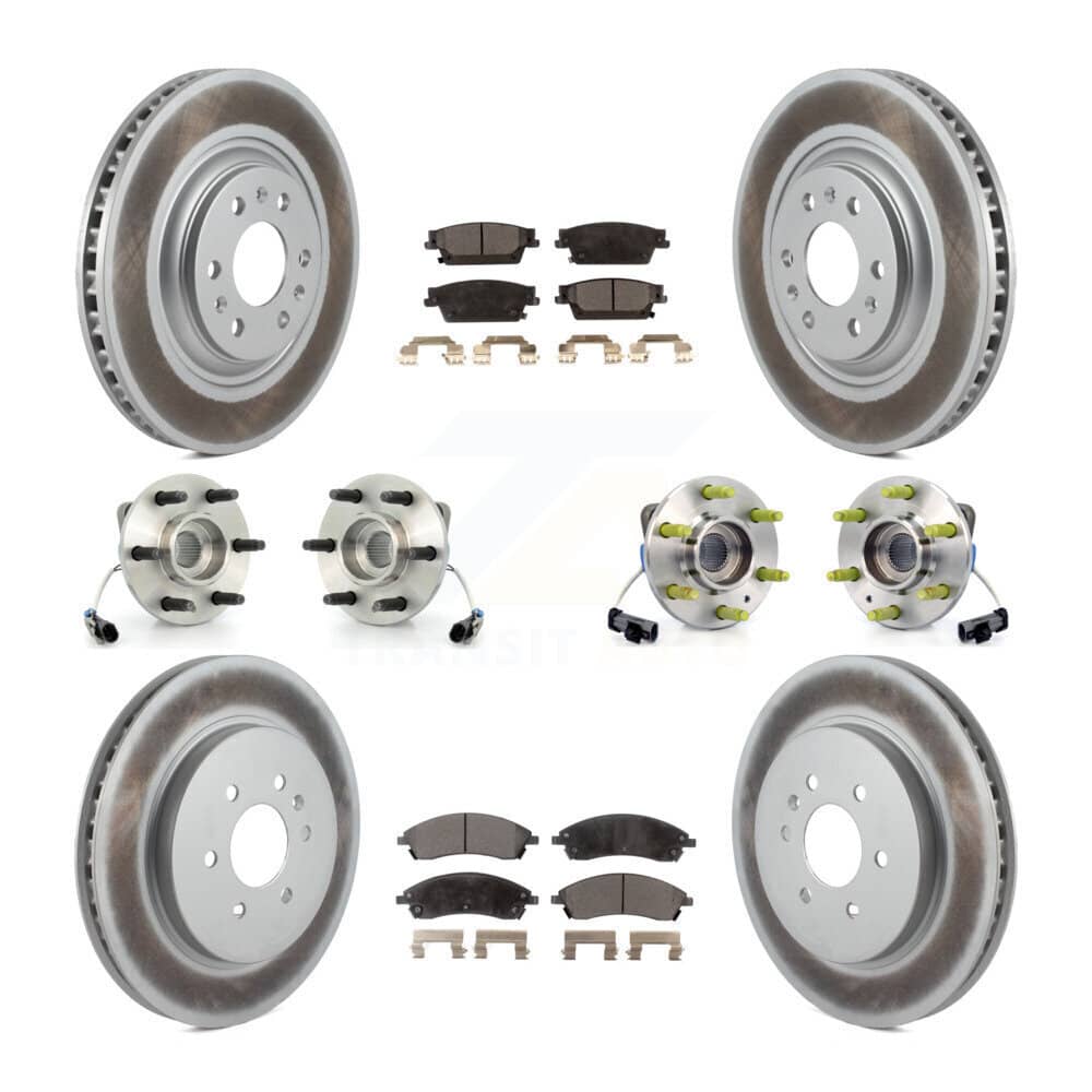 Transit Auto - KBB-112566 - Front and Rear Wheel Bearing and Hub Assembly Kits