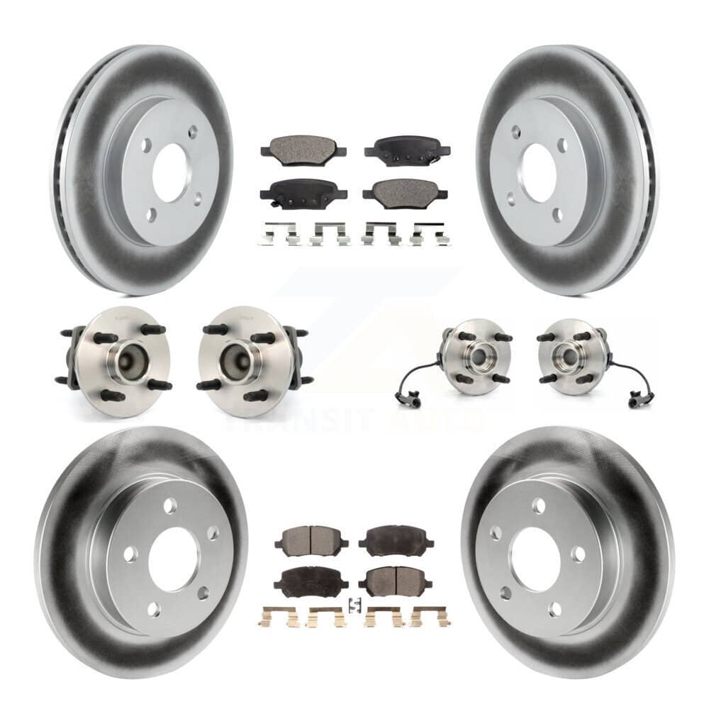Transit Auto - KBB-112567 - Front and Rear Wheel Bearing and Hub Assembly Kits