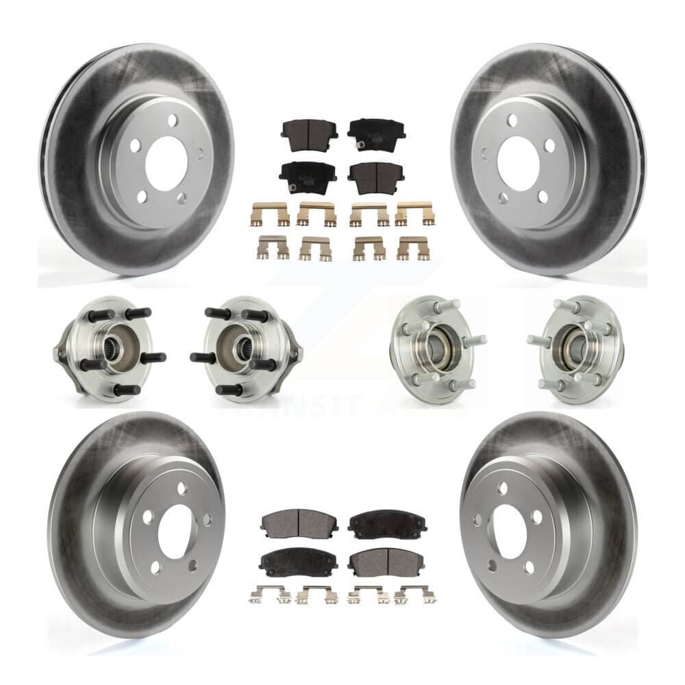 Transit Auto - KBB-112598 - Front and Rear Wheel Bearing and Hub Assembly Kits