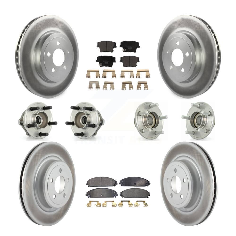 Transit Auto - KBB-112600 - Front and Rear Wheel Bearing and Hub Assembly Kits