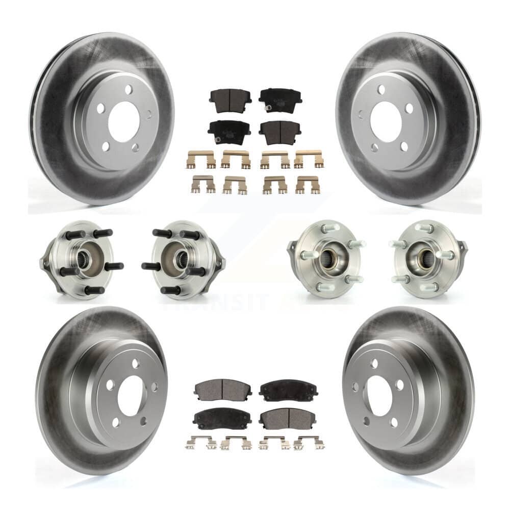 Transit Auto - KBB-112605 - Front and Rear Wheel Bearing and Hub Assembly Kits