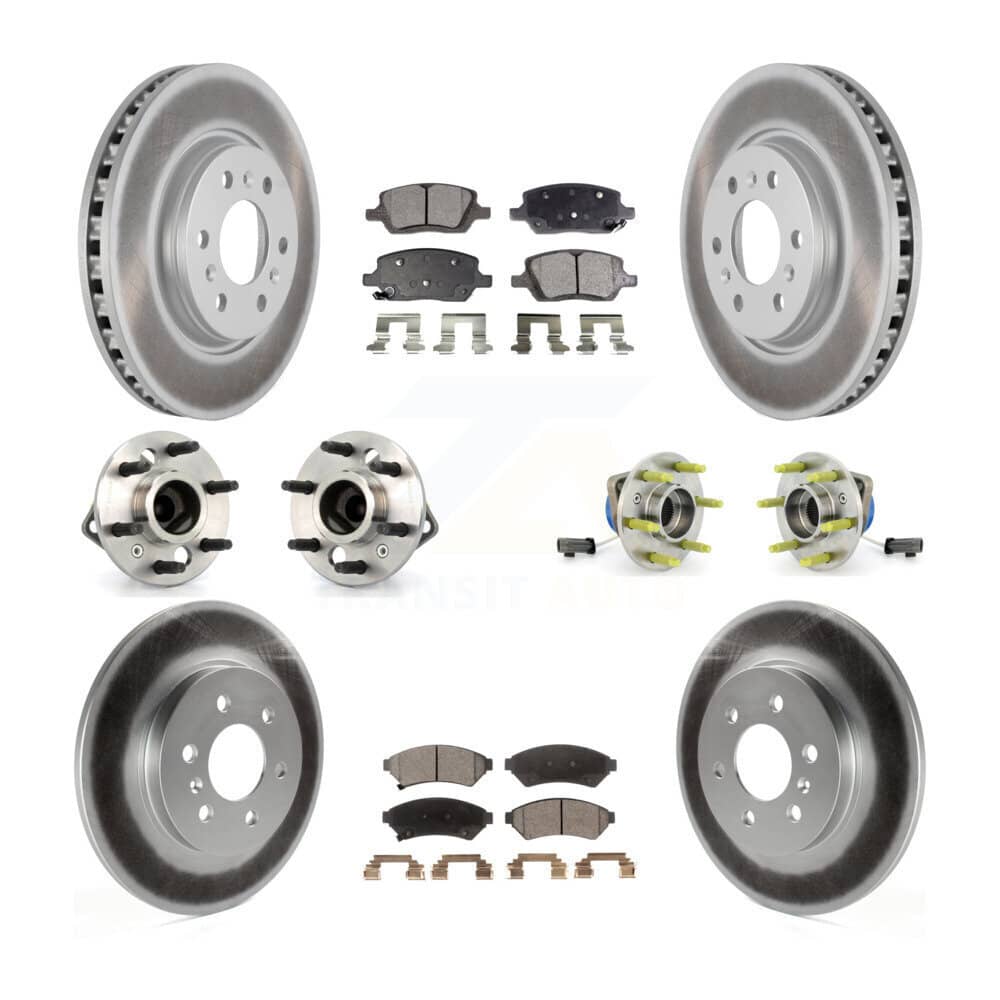 Transit Auto - KBB-112612 - Front and Rear Wheel Bearing and Hub Assembly Kits