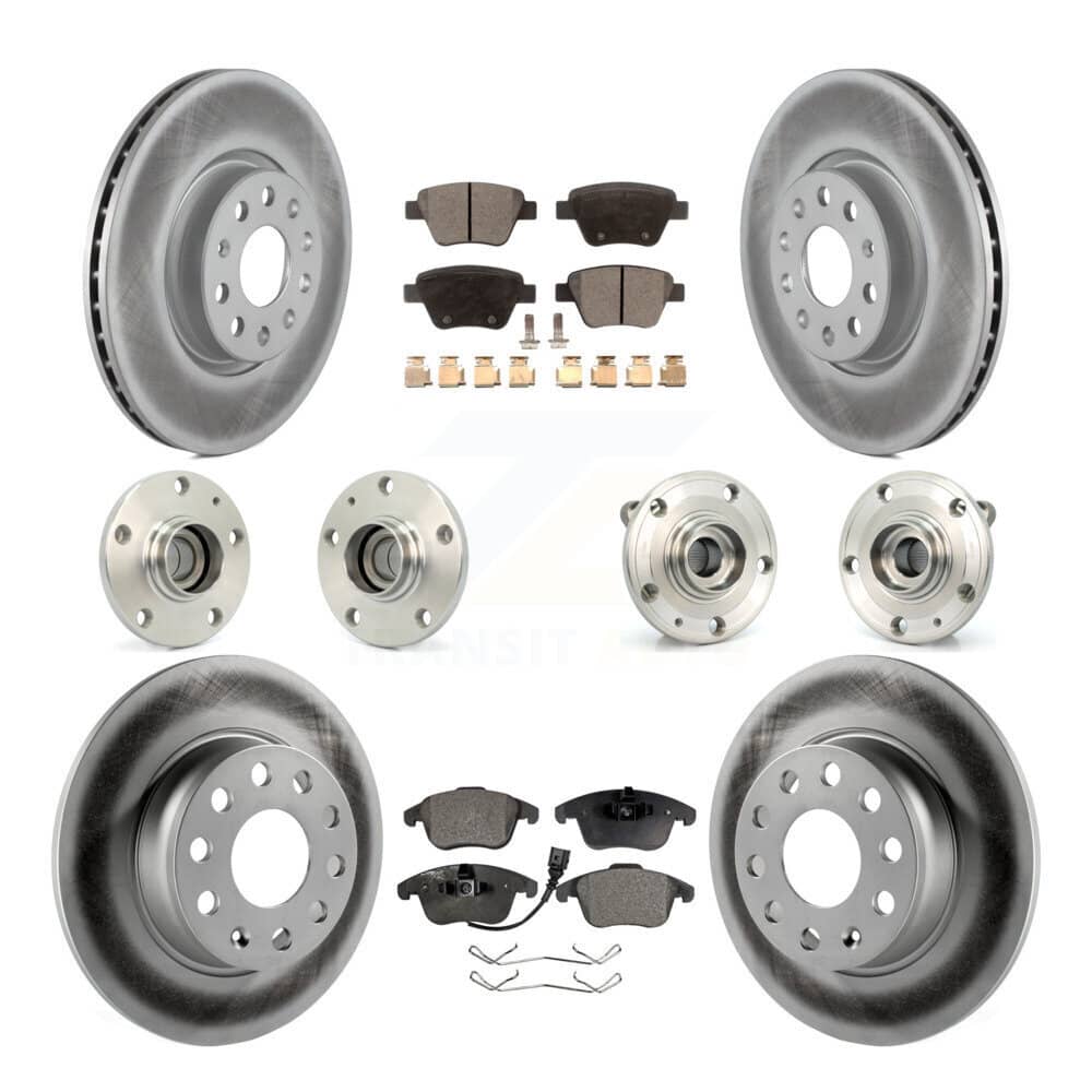 Transit Auto - KBB-112627 - Front and Rear Wheel Bearing and Hub Assembly Kits