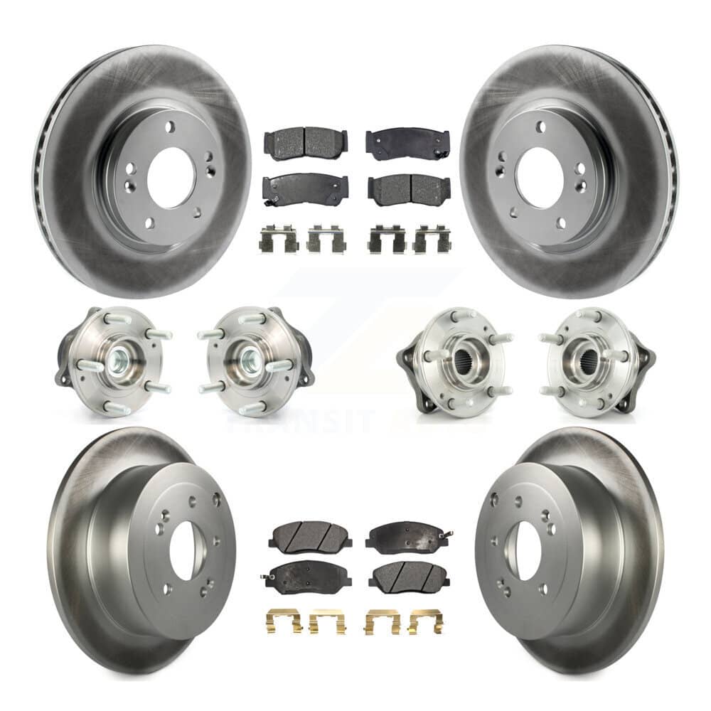 Transit Auto - KBB-112636 - Front and Rear Wheel Bearing and Hub Assembly Kits