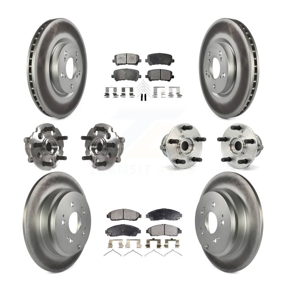 Transit Auto - KBB-112667 - Front and Rear Wheel Bearing and Hub Assembly Kits
