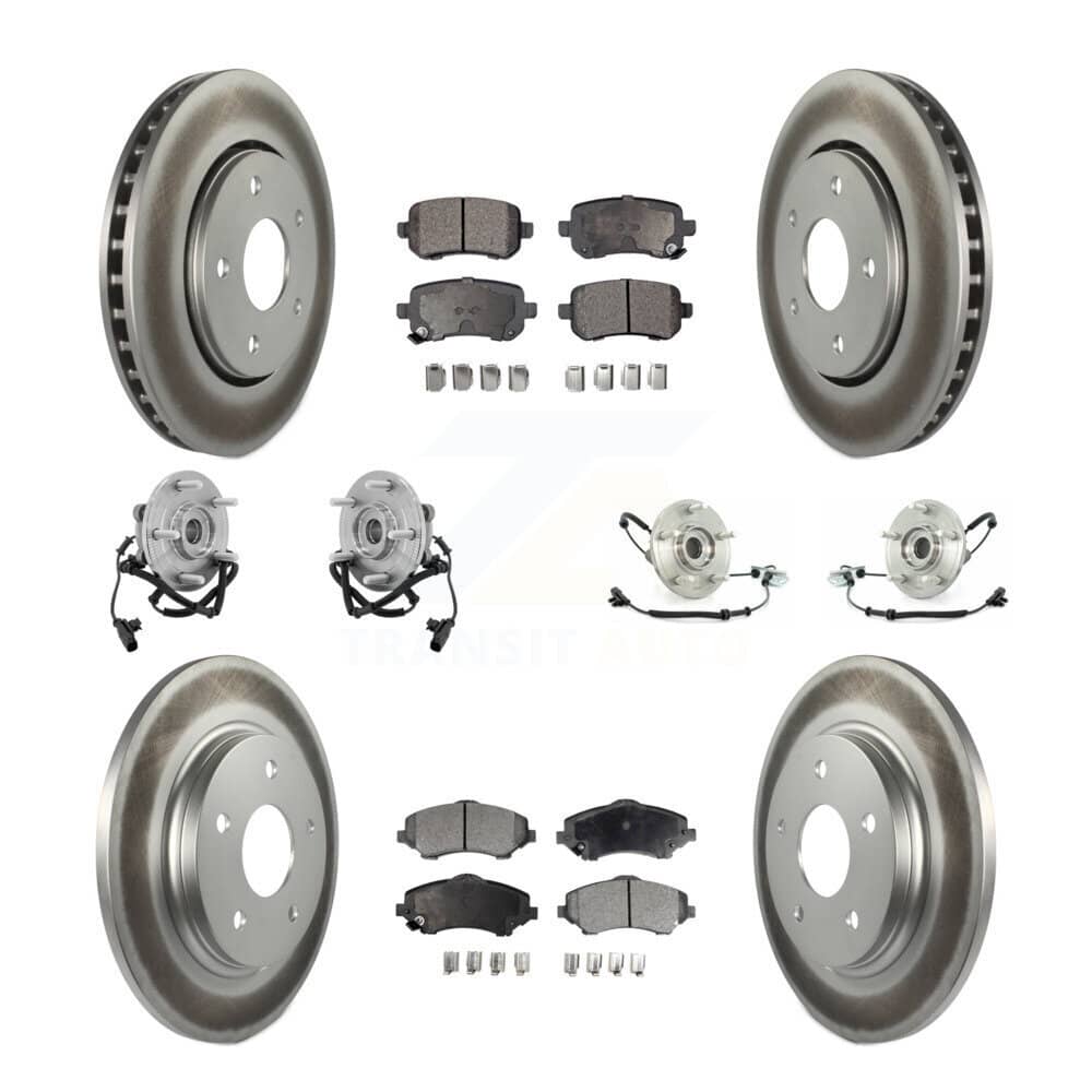 Transit Auto - KBB-112678 - Front and Rear Wheel Bearing and Hub Assembly Kits