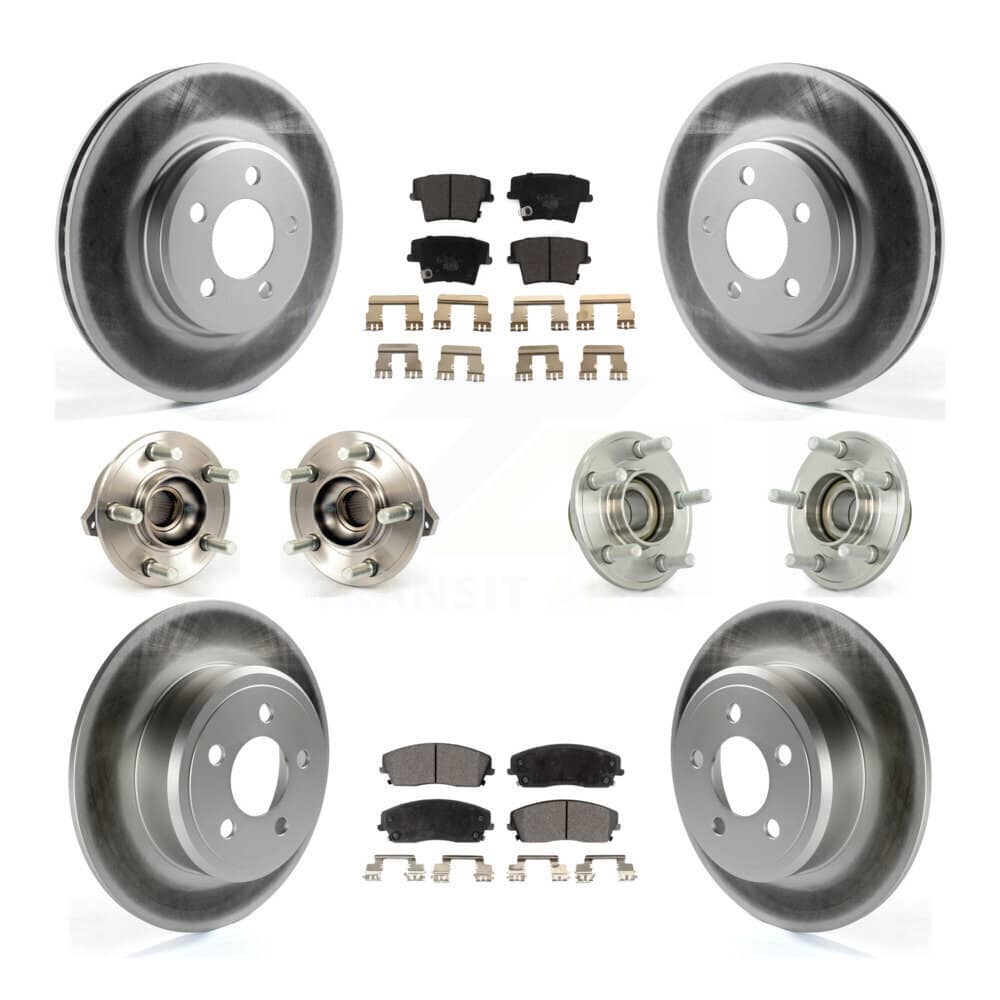 Transit Auto - KBB-112683 - Front and Rear Wheel Bearing and Hub Assembly Kits