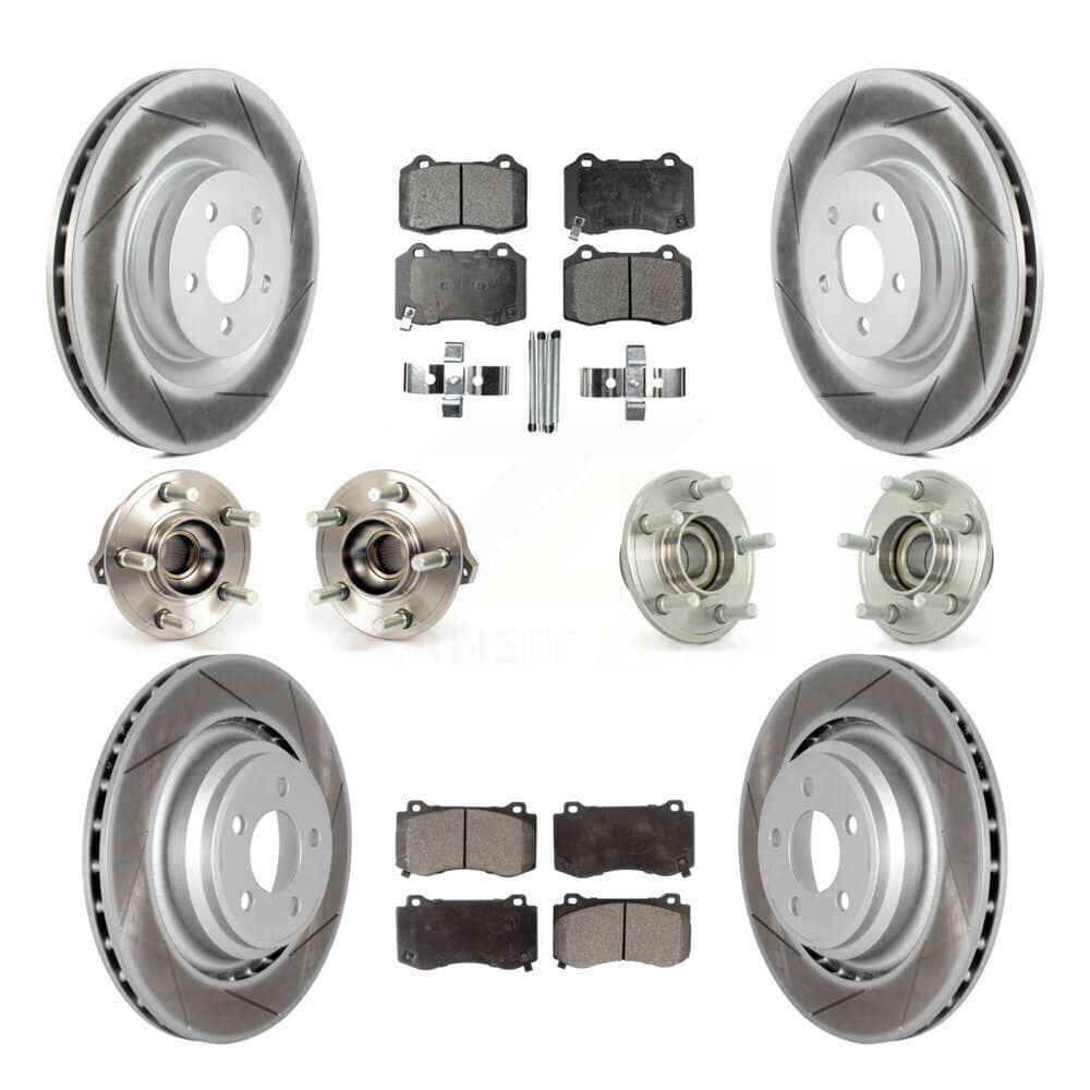 Transit Auto - KBB-112687 - Front and Rear Wheel Bearing and Hub Assembly Kits