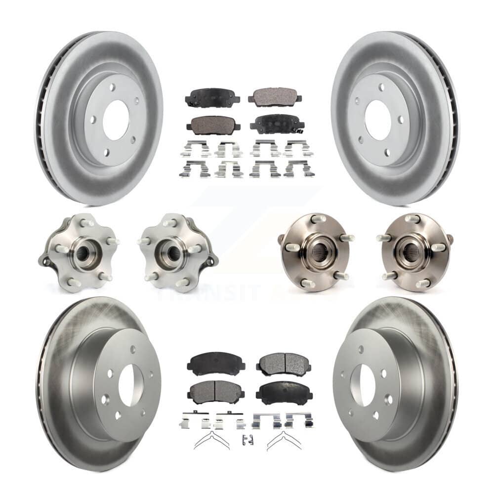 Transit Auto - KBB-112707 - Front and Rear Wheel Bearing and Hub Assembly Kits