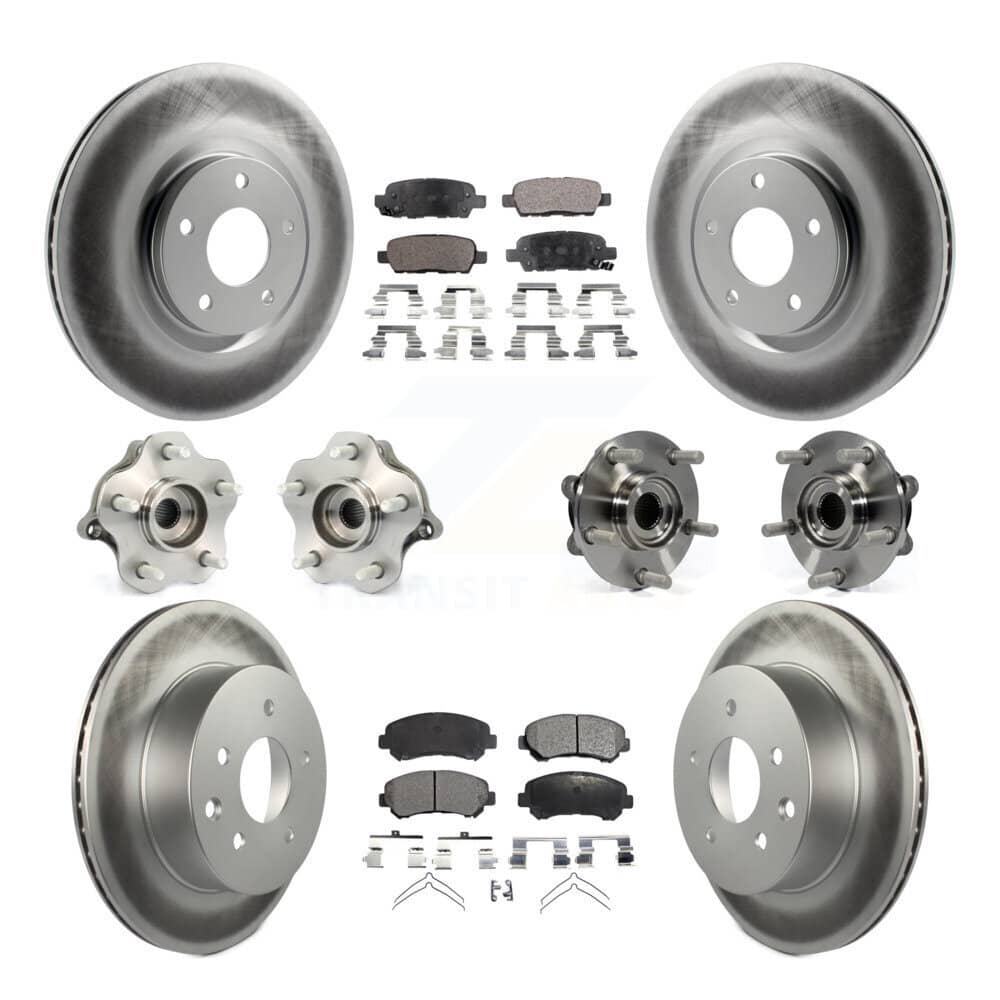 Transit Auto - KBB-112708 - Front and Rear Wheel Bearing and Hub Assembly Kits