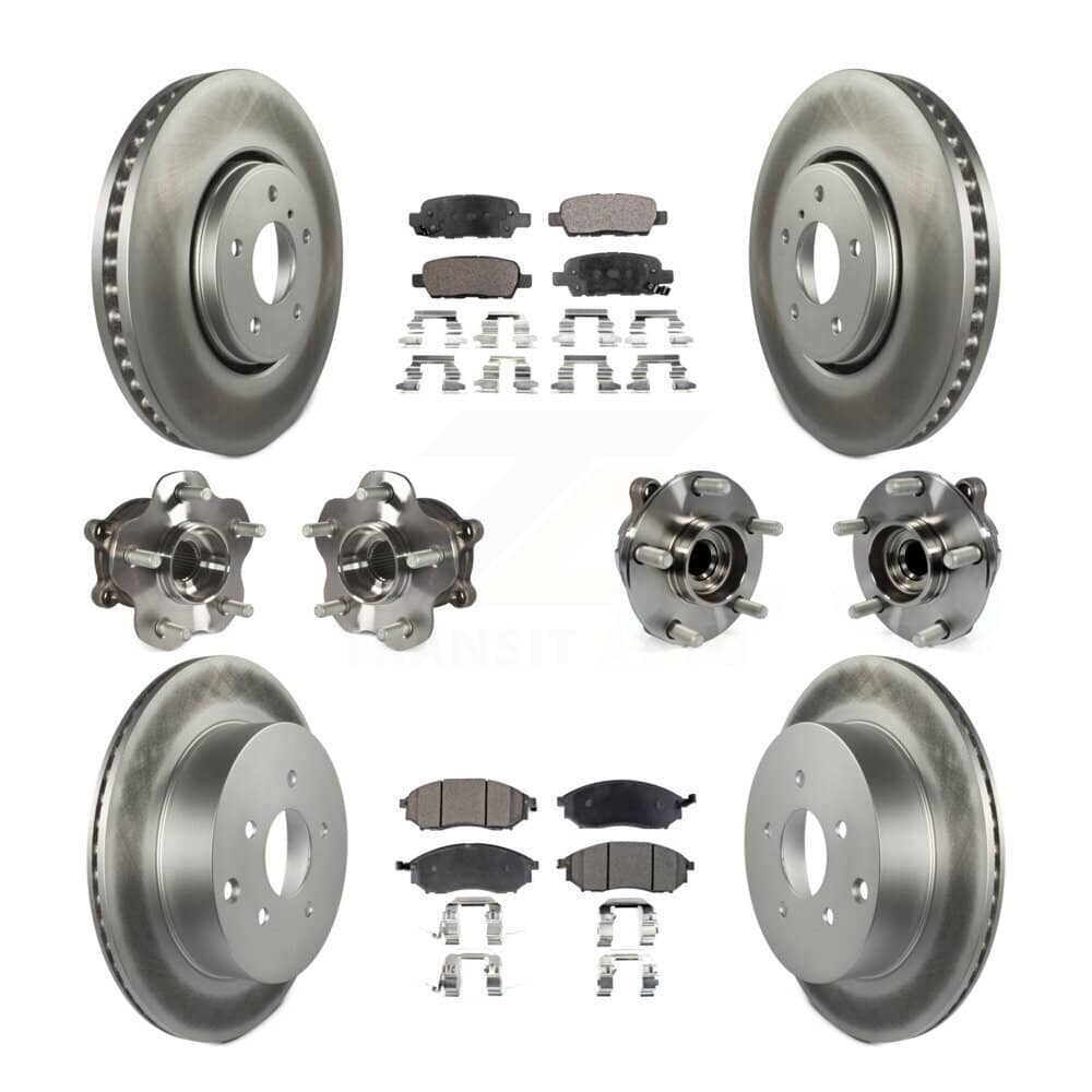 Transit Auto - KBB-112718 - Front and Rear Wheel Bearing and Hub Assembly Kits