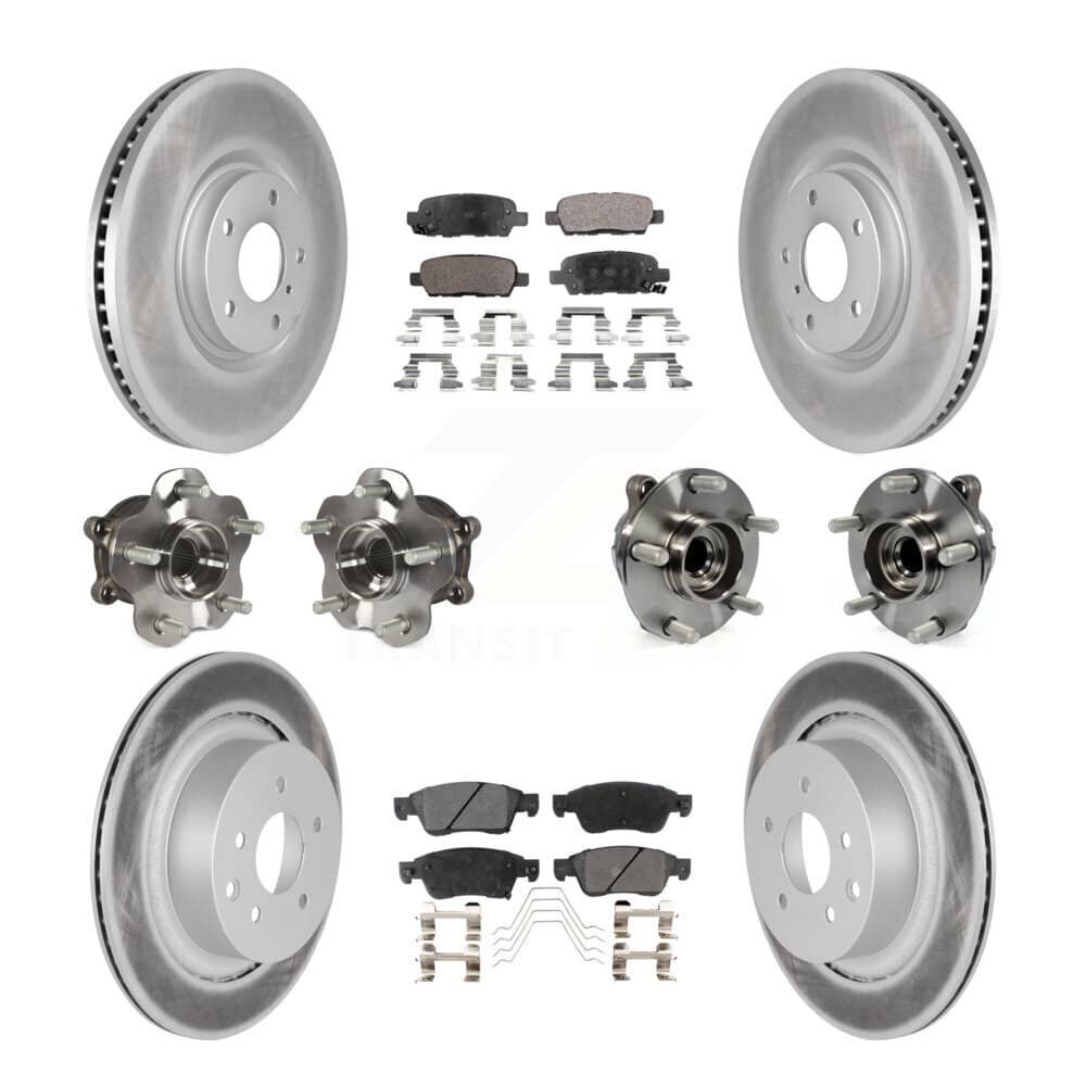Transit Auto - KBB-112719 - Front and Rear Wheel Bearing and Hub Assembly Kits