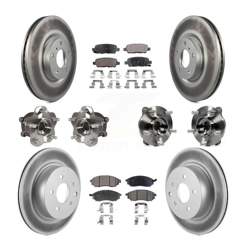 Transit Auto - KBB-112726 - Front and Rear Wheel Bearing and Hub Assembly Kits